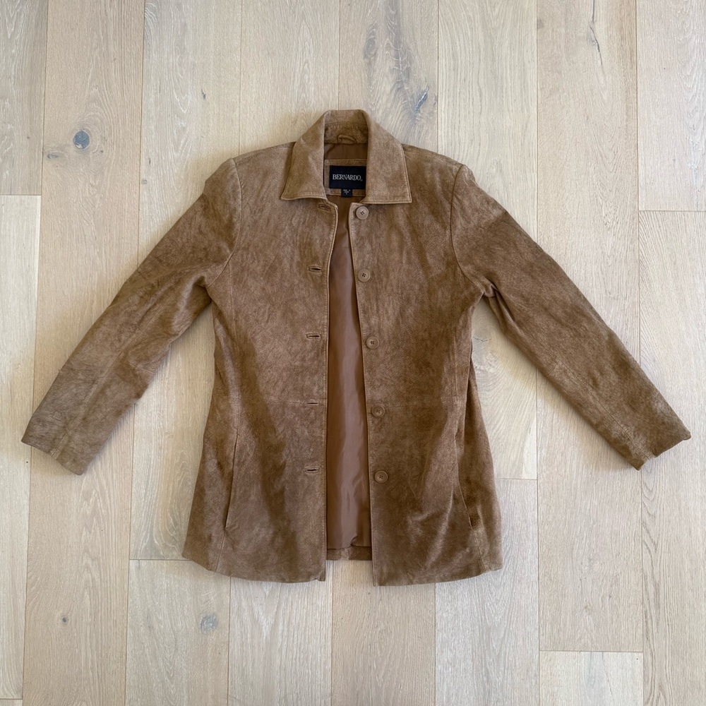 Vintage Bernardo Suede Jacket - Small